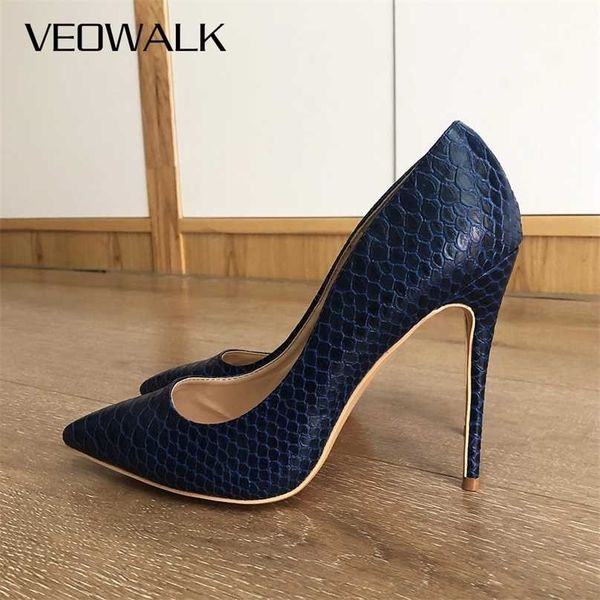 veowalk women snakeskin embossed extremely high heel party shoes italian style navy blue fashion ladies stilettos pumps 211029, Black
veowalk women snakeskin embossed extremely high heel party shoes italian style navy blue fashion ladies stilettos pumps 211029, Black
