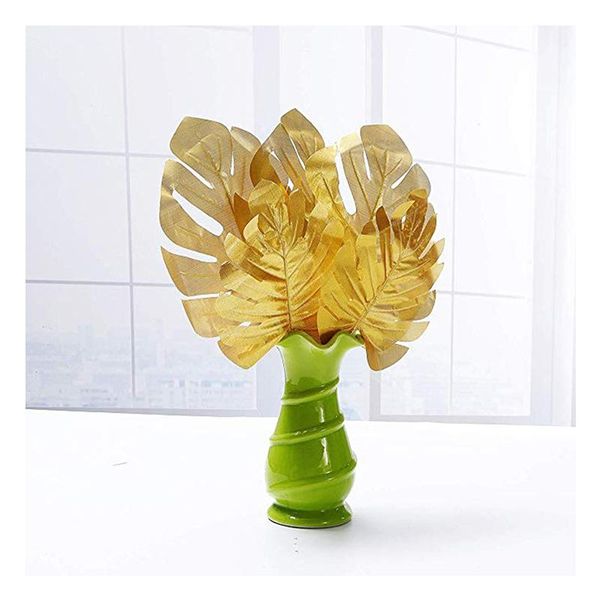 decorative flowers & wreaths 5pcs gold artificial palm leaves silk eucalyptus for table decor wedding birthday party home decoration
decorative flowers & wreaths 5pcs gold artificial palm leaves silk eucalyptus for table decor wedding birthday party home decoration