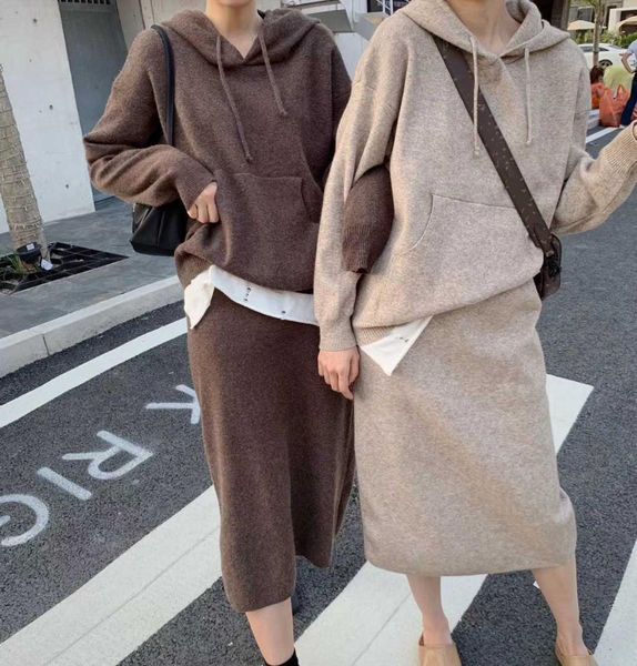 dresses autumn winter two piece set casual chic hooded knitted sweater and high waistskirt two-piece women tracksuit 5gj6 bnzf, Black;gray
dresses autumn winter two piece set casual chic hooded knitted sweater and high waistskirt two-piece women tracksuit 5gj6 bnzf, Black;gray