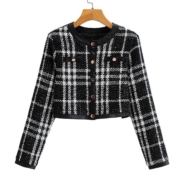 spring arrival women long sleeve plaid coat o-neck casual streetwear soft and comfortable size 210524, Black;brown
spring arrival women long sleeve plaid coat o-neck casual streetwear soft and comfortable size 210524, Black;brown