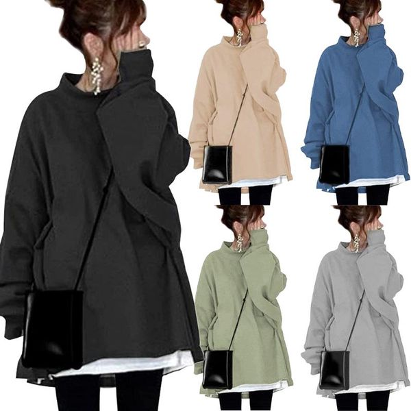 women's hoodies & sweatshirts loose sweatshirt women fake two pieces 2021 autumn design sense oversize lazy personality hoodie for woma, Black
women's hoodies & sweatshirts loose sweatshirt women fake two pieces 2021 autumn design sense oversize lazy personality hoodie for woma, Black