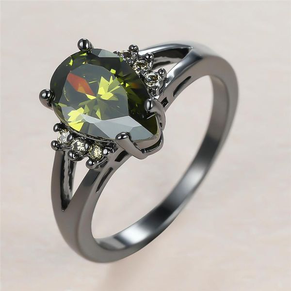 wedding rings vintage female olive green crystal ring charm 14kt black gold for women classic water drop zircon engagement, Slivery;golden
wedding rings vintage female olive green crystal ring charm 14kt black gold for women classic water drop zircon engagement, Slivery;golden