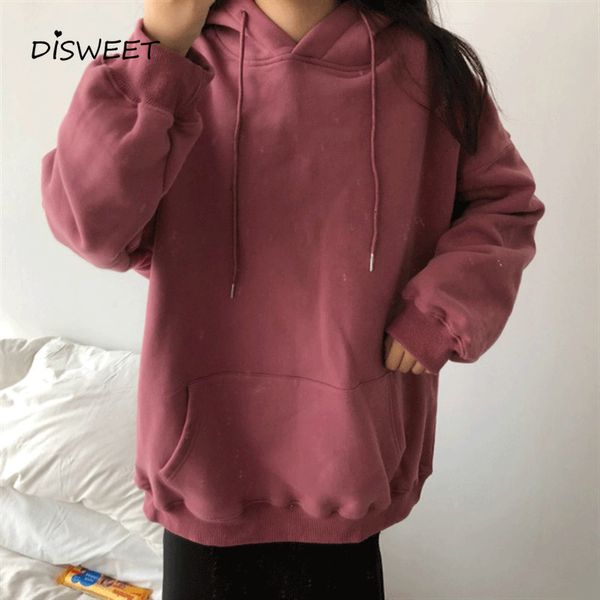 sweatshirts solid woman with hood college style long sleeve loose pocket hoodies ladies simplicity slim warm women's sweatshirts, Black
sweatshirts solid woman with hood college style long sleeve loose pocket hoodies ladies simplicity slim warm women's sweatshirts, Black