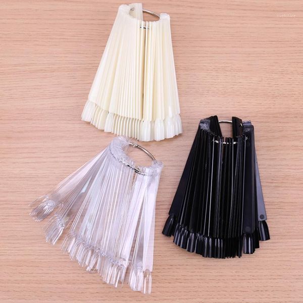 50pcs/1set false nail tips color card practice display tools transparent white buckle ring manicure art tool1, Red;gold
50pcs/1set false nail tips color card practice display tools transparent white buckle ring manicure art tool1, Red;gold