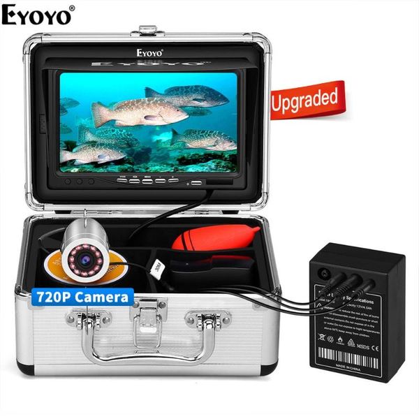 fish finder eyoyo ef07h 7" underwater fishing camera upgrated 720p 12 ir lights with 1024x600 ips monitor
fish finder eyoyo ef07h 7" underwater fishing camera upgrated 720p 12 ir lights with 1024x600 ips monitor