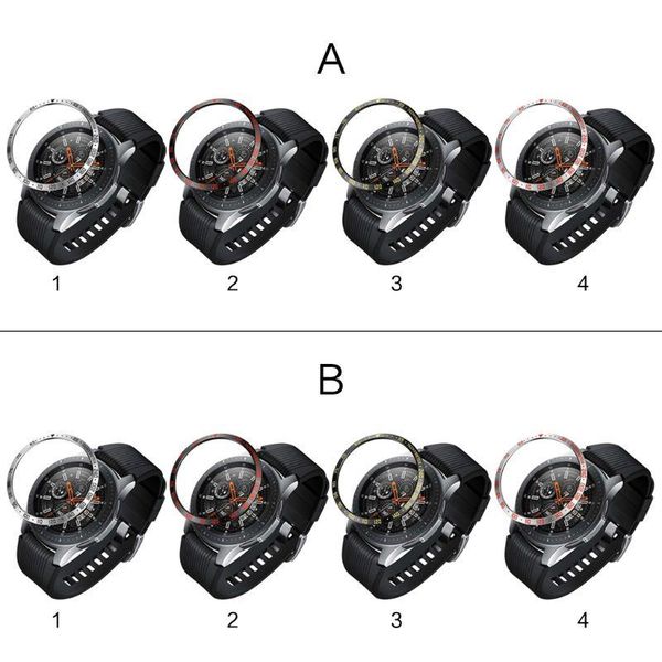 watch bands stainless steel metal bezel ring adhesive cover replacement for samsung galaxy 46mm r800/42mm r810 gear s3/s4 frontier, Black;brown
watch bands stainless steel metal bezel ring adhesive cover replacement for samsung galaxy 46mm r800/42mm r810 gear s3/s4 frontier, Black;brown