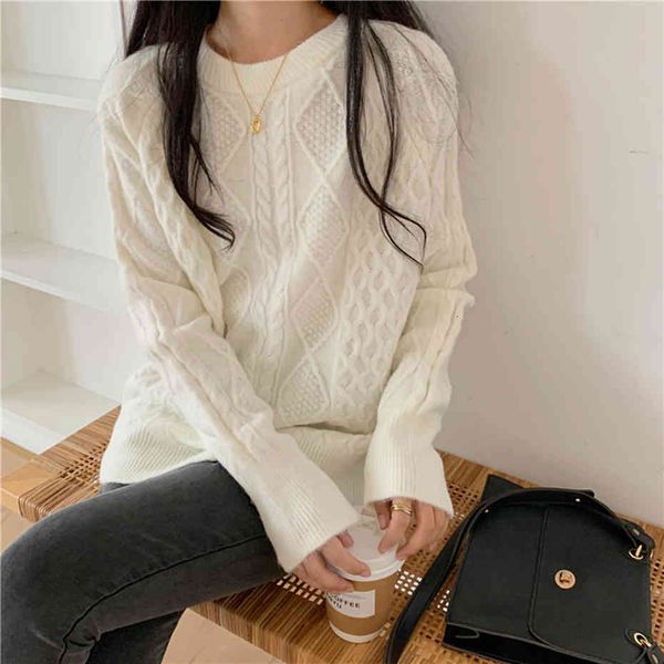 knits minimalist women round neck oversize warm pullovers long sleeve loose jumper twist white sweater pulls
knits minimalist women round neck oversize warm pullovers long sleeve loose jumper twist white sweater pulls