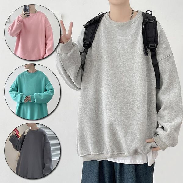 men's hoodies & sweatshirts men casual o-neck long sleeve oversized hoodie solid color pullover male autumn winter fashion loose stree, Black
men's hoodies & sweatshirts men casual o-neck long sleeve oversized hoodie solid color pullover male autumn winter fashion loose stree, Black