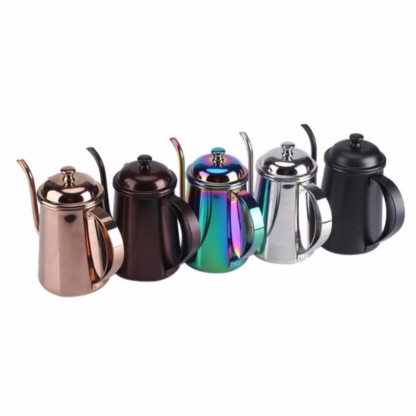 coffee pots 650ml stainless steel pot pour over kettle long mouth gooseneck drip maker tea teapot
coffee pots 650ml stainless steel pot pour over kettle long mouth gooseneck drip maker tea teapot