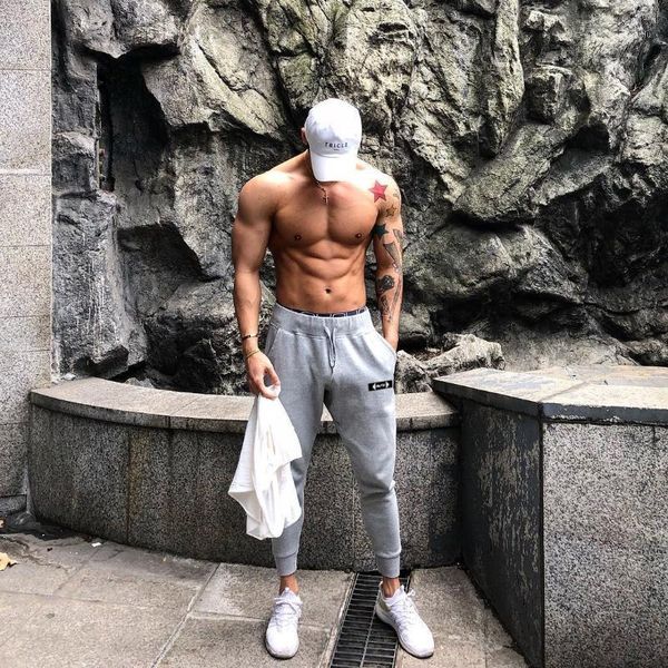 men's pants selling solid color sports fitness outdoor running training clothes, Black
men's pants selling solid color sports fitness outdoor running training clothes, Black