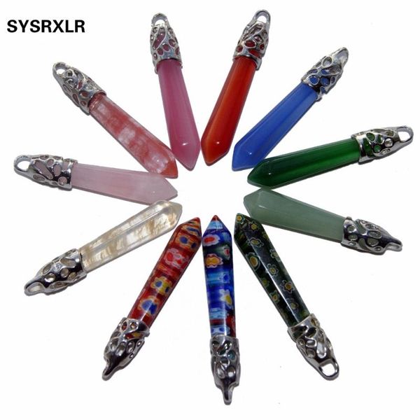 pendant necklaces wholesale reiki natural gem stone beads agat long hexagonal prism healing point tiger eye necklace pendants men women jewe, Silver
pendant necklaces wholesale reiki natural gem stone beads agat long hexagonal prism healing point tiger eye necklace pendants men women jewe, Silver