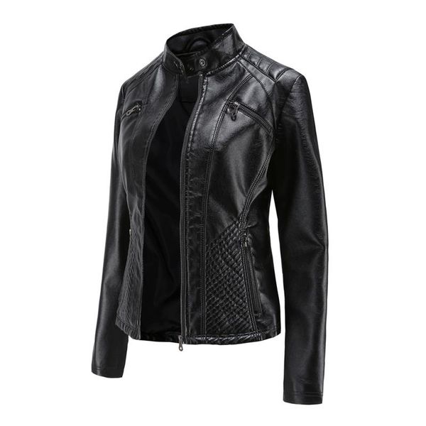 women's jackets autumn women pu leather jacket woman zipper short coat female black punk bomber faux outwear motor coat#w4, Black;brown
women's jackets autumn women pu leather jacket woman zipper short coat female black punk bomber faux outwear motor coat#w4, Black;brown