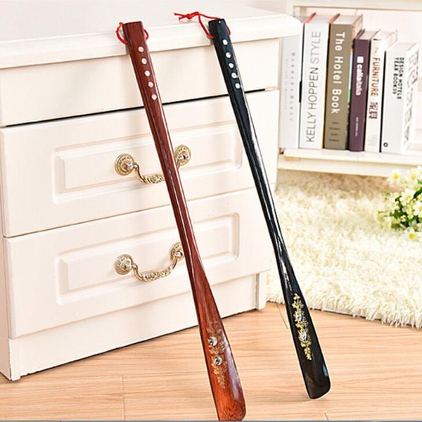 55cm mahogany craft wooden shoe horn professional long handle lifter shoehorn clothing & wardrobe storage
55cm mahogany craft wooden shoe horn professional long handle lifter shoehorn clothing & wardrobe storage
