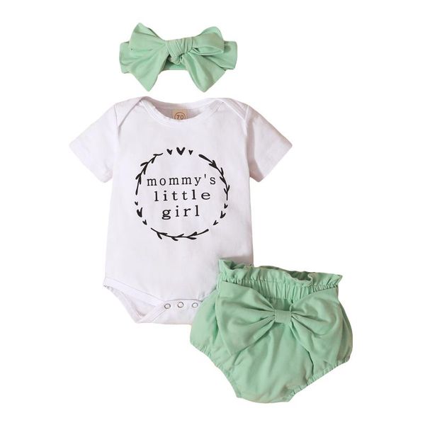 clothing sets born baby girls fashion 3-piece outfit set letter print romper+shorts+headband summer, White
clothing sets born baby girls fashion 3-piece outfit set letter print romper+shorts+headband summer, White