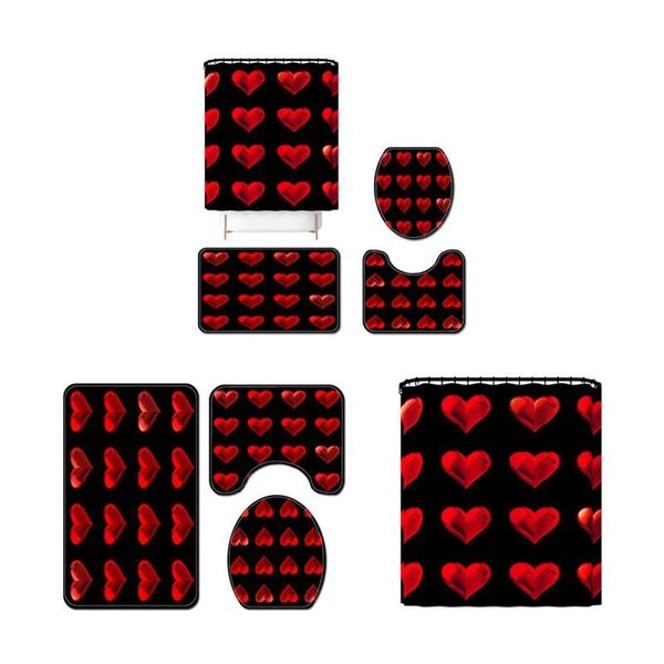 shower curtains zl 4 piece set 3d digital printing valentine's day love home happy bathroom products
shower curtains zl 4 piece set 3d digital printing valentine's day love home happy bathroom products