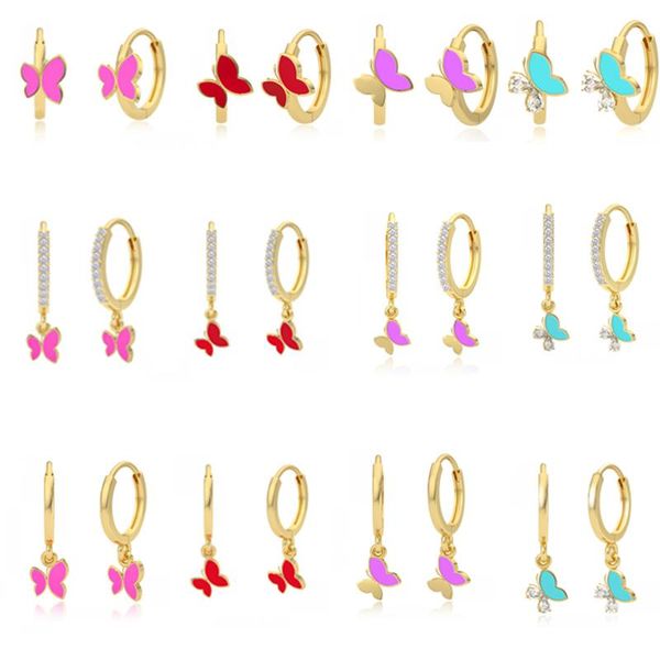 hoop & huggie canner 2pcs earring 925 sterling silver earrings for women couple butterfly engagement gift pendientes plata joyero, Golden;silver
hoop & huggie canner 2pcs earring 925 sterling silver earrings for women couple butterfly engagement gift pendientes plata joyero, Golden;silver