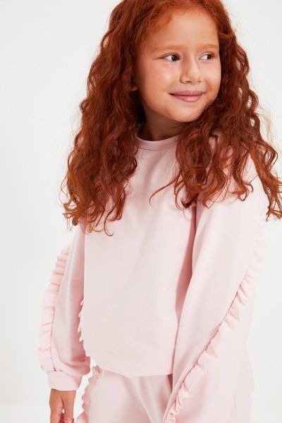 women's hoodies & sweatshirts trendyol ruffle detail female child knitted thin tkdaw22sw0608, Black
women's hoodies & sweatshirts trendyol ruffle detail female child knitted thin tkdaw22sw0608, Black