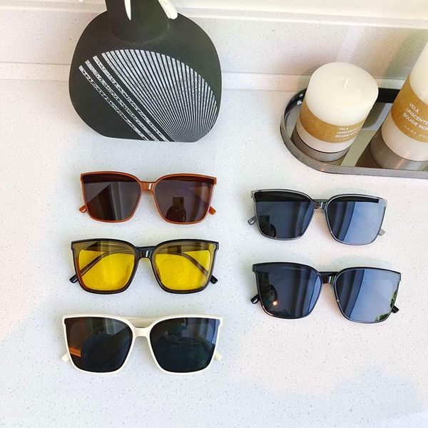 sunglasses fashion square women vintage oversize sun glasses female big frame shades black lady uv400, White;black
sunglasses fashion square women vintage oversize sun glasses female big frame shades black lady uv400, White;black