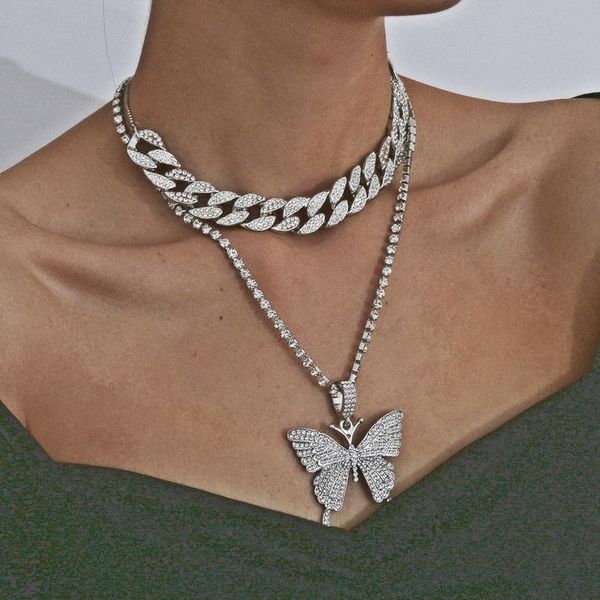 chains butterfly necklace chain choker for women hip hop girls jewelry club party fashion gifts sisters, Silver
chains butterfly necklace chain choker for women hip hop girls jewelry club party fashion gifts sisters, Silver