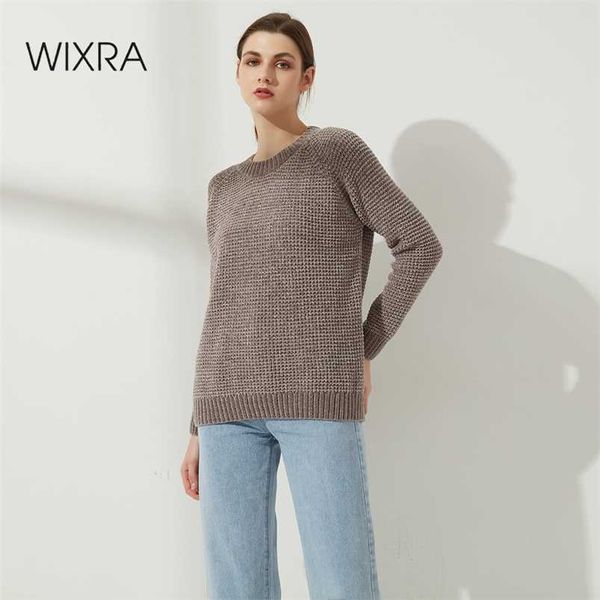 wixra thick sweater women knitted ribbed pullover long sleeve casual o neck jumpers chenille clothing autumn winter 211014, White;black
wixra thick sweater women knitted ribbed pullover long sleeve casual o neck jumpers chenille clothing autumn winter 211014, White;black