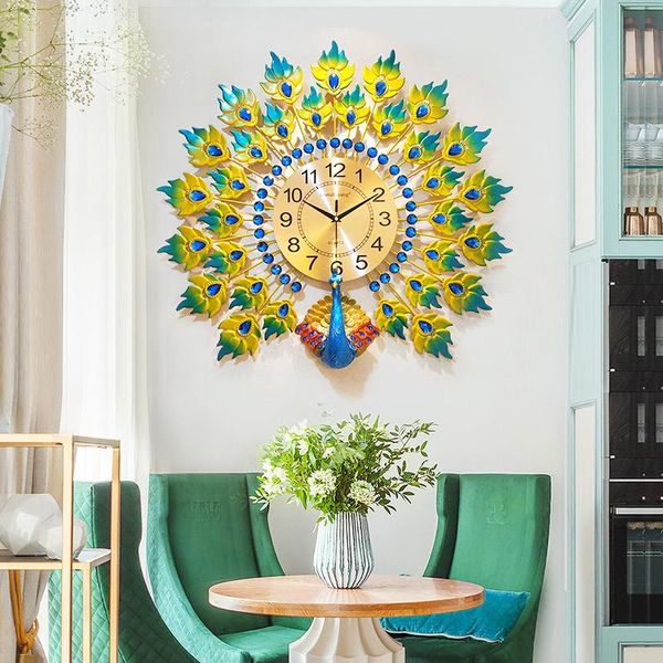 creative peacock wall clock 3d stickers home decor decorations living room ornament digital clocks
creative peacock wall clock 3d stickers home decor decorations living room ornament digital clocks