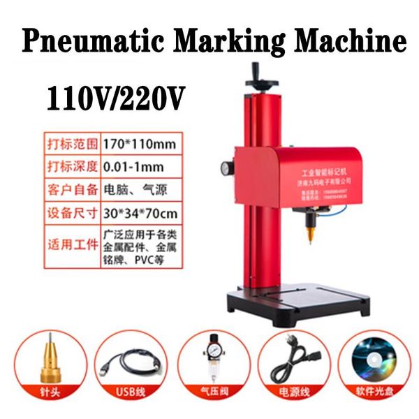 pneumatic tools 170 * 110mm marking machine deskcar nameplate metal parts engraving
pneumatic tools 170 * 110mm marking machine deskcar nameplate metal parts engraving