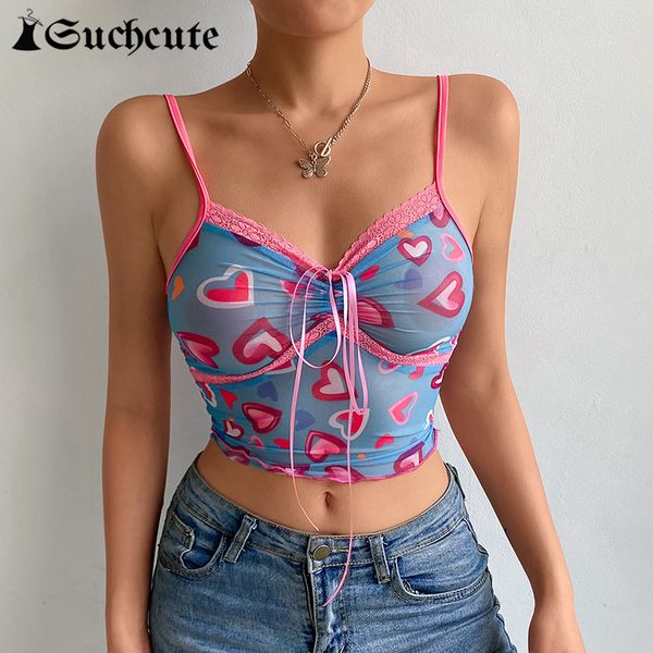 women's tanks & camis y2k aesthetic heart print crop for women summer streetwear 90s outfit lace trim camisole see throu, White
women's tanks & camis y2k aesthetic heart print crop for women summer streetwear 90s outfit lace trim camisole see throu, White