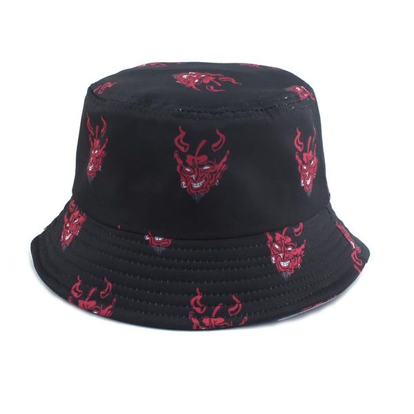 wide brim hats 2021 harajuku monster printed bucket hat bob chapeau fashion sun women men summer cap, Blue;gray
wide brim hats 2021 harajuku monster printed bucket hat bob chapeau fashion sun women men summer cap, Blue;gray