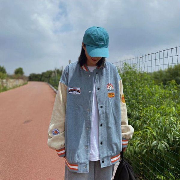 women's jackets 2021 spring and autumn loose harajuku jacket college style baseball uniform clothing oversized, Black;brown
women's jackets 2021 spring and autumn loose harajuku jacket college style baseball uniform clothing oversized, Black;brown
