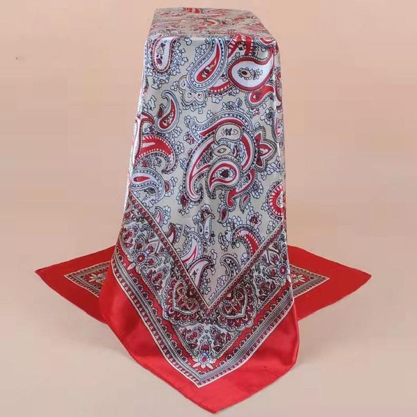 scarves wholesale 10 fashion satin cashew scarf 90cm square imitation silk elegant lady shawl bohemian style, Blue;gray
scarves wholesale 10 fashion satin cashew scarf 90cm square imitation silk elegant lady shawl bohemian style, Blue;gray