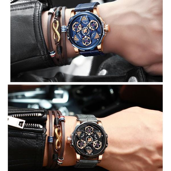 classic business quartz watch mens fashion casual gear cool style stainless steel leather strap wristwatches waterproof male clock, Slivery;brown
classic business quartz watch mens fashion casual gear cool style stainless steel leather strap wristwatches waterproof male clock, Slivery;brown