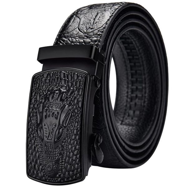 belts men's leather automatic buckle business casual high-quality crocodile pattern belt with luxury goth, Black;brown
belts men's leather automatic buckle business casual high-quality crocodile pattern belt with luxury goth, Black;brown