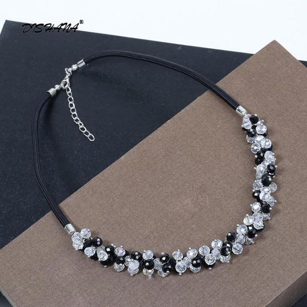 pendants fashion bohemia mix color pendant necklace bead chain women choker jewelry wholesale x0230, Black
pendants fashion bohemia mix color pendant necklace bead chain women choker jewelry wholesale x0230, Black