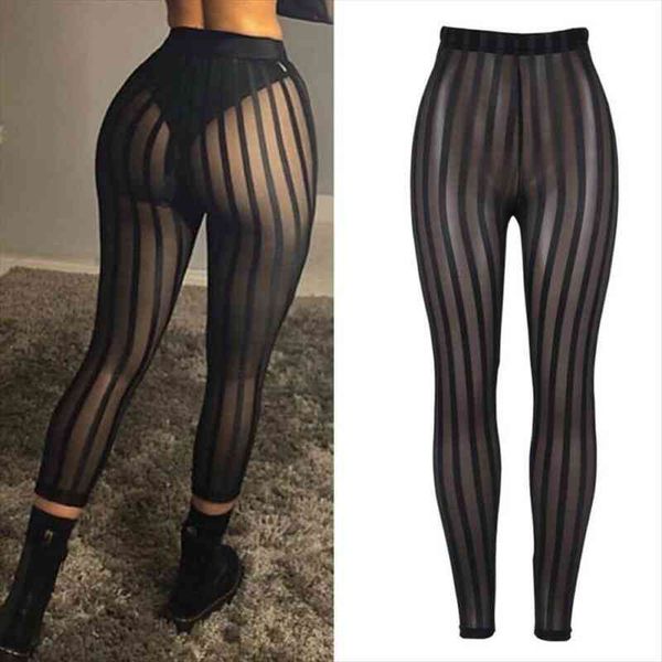 mesh striped knee length womens legging high waist bodycon black trousers perspective slim club wear
mesh striped knee length womens legging high waist bodycon black trousers perspective slim club wear