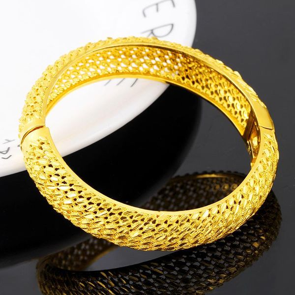 no fade hollow gold bracelets vietnam alluvial designs wedding jewelry for bride bangle, Black
no fade hollow gold bracelets vietnam alluvial designs wedding jewelry for bride bangle, Black