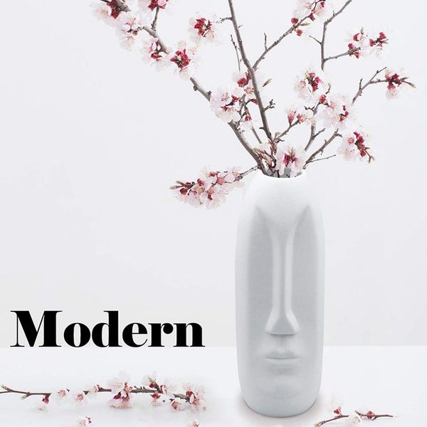vases face vase, head centerpiece flower vase decorative white bud modern arts abstraction ceramic planter
vases face vase, head centerpiece flower vase decorative white bud modern arts abstraction ceramic planter