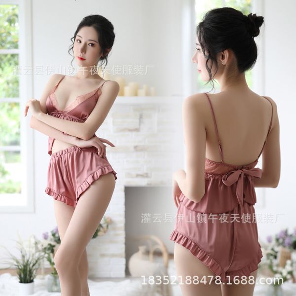 lingerie athetic uniform seduction suit women's summer two-piece ice pajamas 1193, Red;black
lingerie athetic uniform seduction suit women's summer two-piece ice pajamas 1193, Red;black