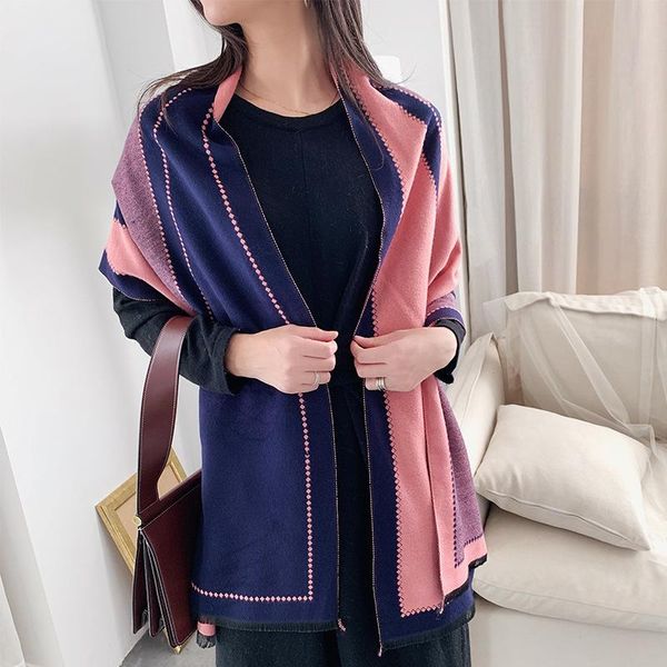 scarves 2021brand women foulard cashmere scarf winter pashmina warm shawls and wraps lady print thick blanket neck bufanda, Blue;gray
scarves 2021brand women foulard cashmere scarf winter pashmina warm shawls and wraps lady print thick blanket neck bufanda, Blue;gray