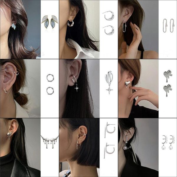 hoop & huggie luokey korean harajuku style crystal heart leaf earrings for girls hip hop cool cute pearl women punk jewelry 2021, Golden;silver
hoop & huggie luokey korean harajuku style crystal heart leaf earrings for girls hip hop cool cute pearl women punk jewelry 2021, Golden;silver