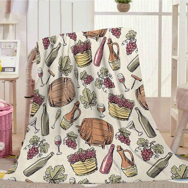 baby blanket 50" x 60", winery cozy blanket wine barrel bunch of ripe grapes viticulture in wine making theme artwork, coral
baby blanket 50" x 60", winery cozy blanket wine barrel bunch of ripe grapes viticulture in wine making theme artwork, coral