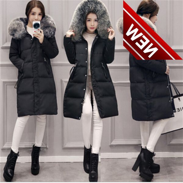 ailooge russia fashion women parka winter jacket female x-long grey duck down parkas thick hoody coat, Black
ailooge russia fashion women parka winter jacket female x-long grey duck down parkas thick hoody coat, Black