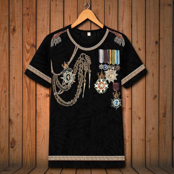 european style vintage court men t shirt medal printing oversized short sleeve summer soft breathable quality s 6xl, White;black
european style vintage court men t shirt medal printing oversized short sleeve summer soft breathable quality s 6xl, White;black