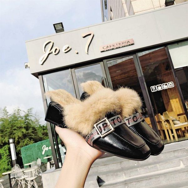women's slides on mules loafers flats shoes slippers woman flip flops drop 2021 fleeces with fur 35-39, Black
women's slides on mules loafers flats shoes slippers woman flip flops drop 2021 fleeces with fur 35-39, Black