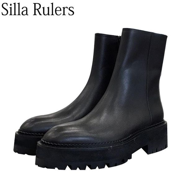 boots genuine leather chlesea woman slip one round toe woman's ankle motorcycle mujer 2021, Black
boots genuine leather chlesea woman slip one round toe woman's ankle motorcycle mujer 2021, Black