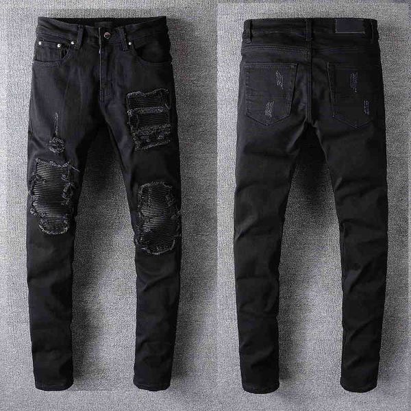 jeans for men ny straight slim hip hop ripped with hole stretch distrsed patchwork motorcycle biker jean size 28-40, Blue
jeans for men ny straight slim hip hop ripped with hole stretch distrsed patchwork motorcycle biker jean size 28-40, Blue