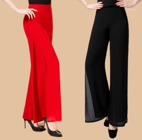 women's pants & capris 2021 summer chiffon double deck long dance trousers cross plus size 5xl ol casual wide leg rq124, Black;white
women's pants & capris 2021 summer chiffon double deck long dance trousers cross plus size 5xl ol casual wide leg rq124, Black;white