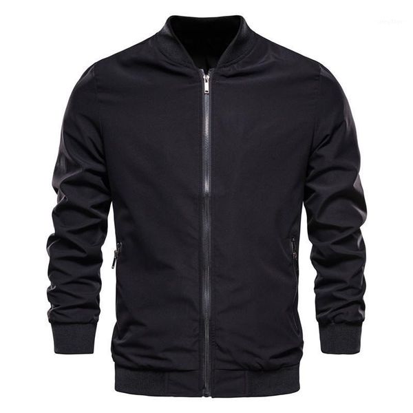 spring and autumn men's solid color stand collar simple jacket zipper business casual jackets, Black;brown
spring and autumn men's solid color stand collar simple jacket zipper business casual jackets, Black;brown