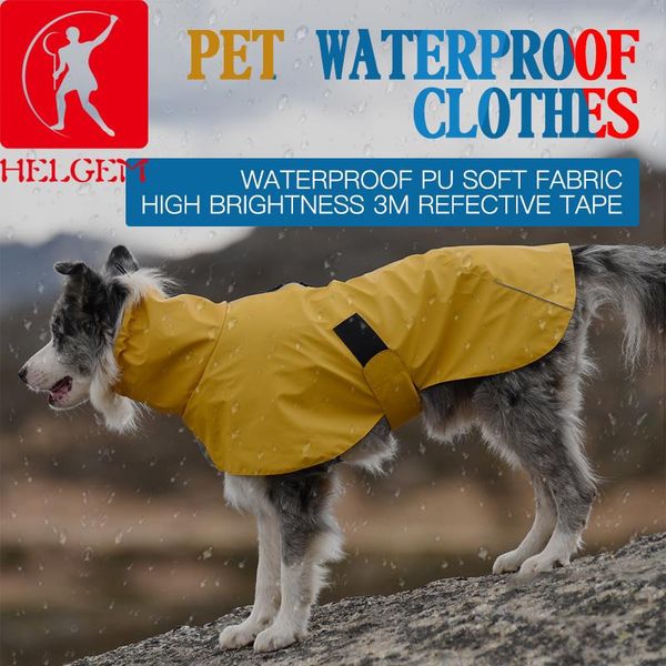 dog apparel helgem professional pet waterproof raincoat jumpsuit reflective rain coat outdoor clothes jacket for small large
dog apparel helgem professional pet waterproof raincoat jumpsuit reflective rain coat outdoor clothes jacket for small large