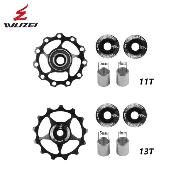 bike derailleurs 2pcs mountain bicycle rear derailleur 11t 13t pulley jockey wheel cnc aluminum alloy road guide roller idler 4mm 5mm 6mm
bike derailleurs 2pcs mountain bicycle rear derailleur 11t 13t pulley jockey wheel cnc aluminum alloy road guide roller idler 4mm 5mm 6mm