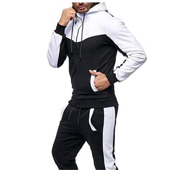 men's hoodies & sweatshirts autumn contrasting color hoodie outdoor sports sweatshirt european and american fashion trend zipper pullov, Black
men's hoodies & sweatshirts autumn contrasting color hoodie outdoor sports sweatshirt european and american fashion trend zipper pullov, Black